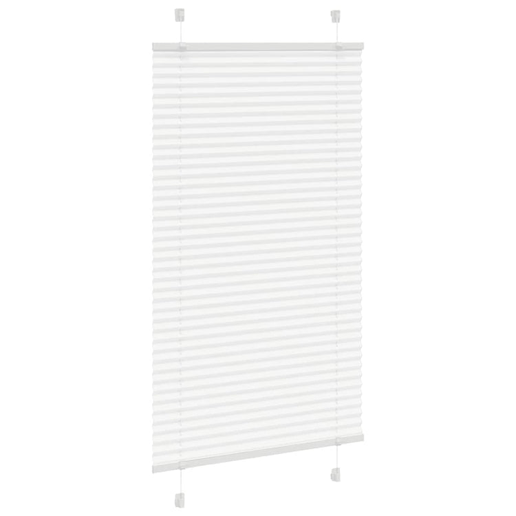 Vidaxx Plissee-Rollo 70x100 cm Stoffbreite 69,4 cm Polyester weiß