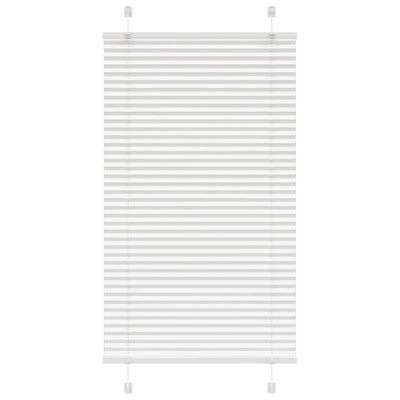 Vidaxx Plissee-Rollo 80x100 cm Stoffbreite 79,4 cm Polyester weiß