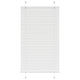Vidaxx Plissee-Rollo 80x100 cm Stoffbreite 79,4 cm Polyester weiß