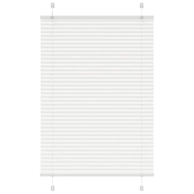 Vidaxx Plissee-Rollo 85x100 cm Stoffbreite 84,4 cm Polyester weiß