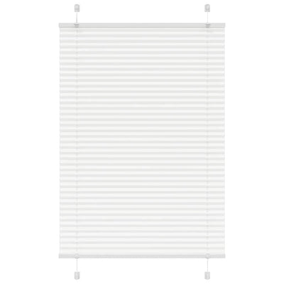 Vidaxx Plissee-Rollo 95x100 cm Stoffbreite 94,4 cm Polyester weiß