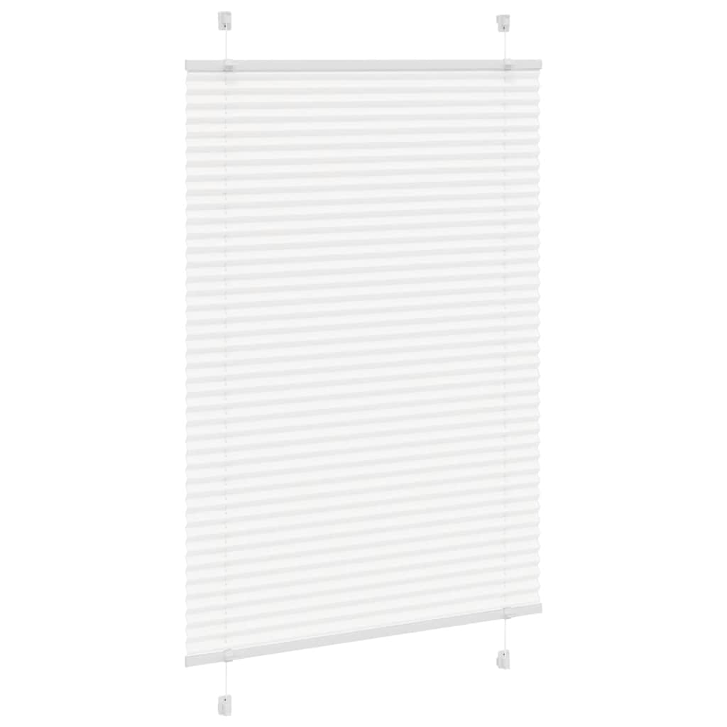 Vidaxx Plissee-Rollo 95x100 cm Stoffbreite 94,4 cm Polyester weiß