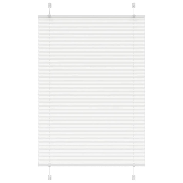 Vidaxx Plissee-Rollo 100x100 cm Stoffbreite 99,4 cm Polyester weiß