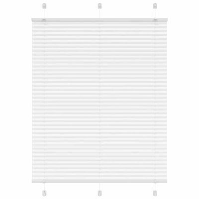 Vidaxx Plissee-Rollo 105x100cm Stoffbreite 104,4cm Polyester weiß