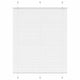 Vidaxx Plissee-Rollo 105x100cm Stoffbreite 104,4cm Polyester weiß