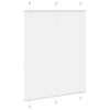 Vidaxx Plissee-Rollo 105x100cm Stoffbreite 104,4cm Polyester weiß
