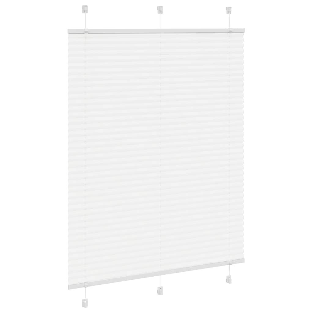 Vidaxx Plissee-Rollo 105x100cm Stoffbreite 104,4cm Polyester weiß