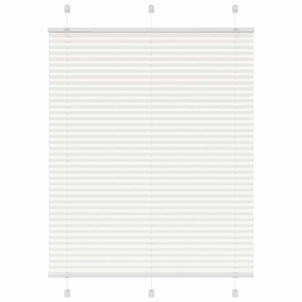 Vidaxx Plissee-Rollo 110x100cm Stoffbreite 109,4cm Polyester weiß