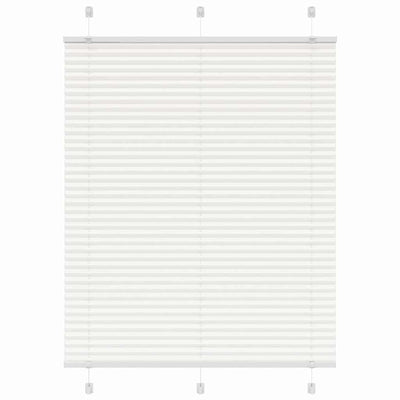 Vidaxx Plissee-Rollo 110x100cm Stoffbreite 109,4cm Polyester weiß