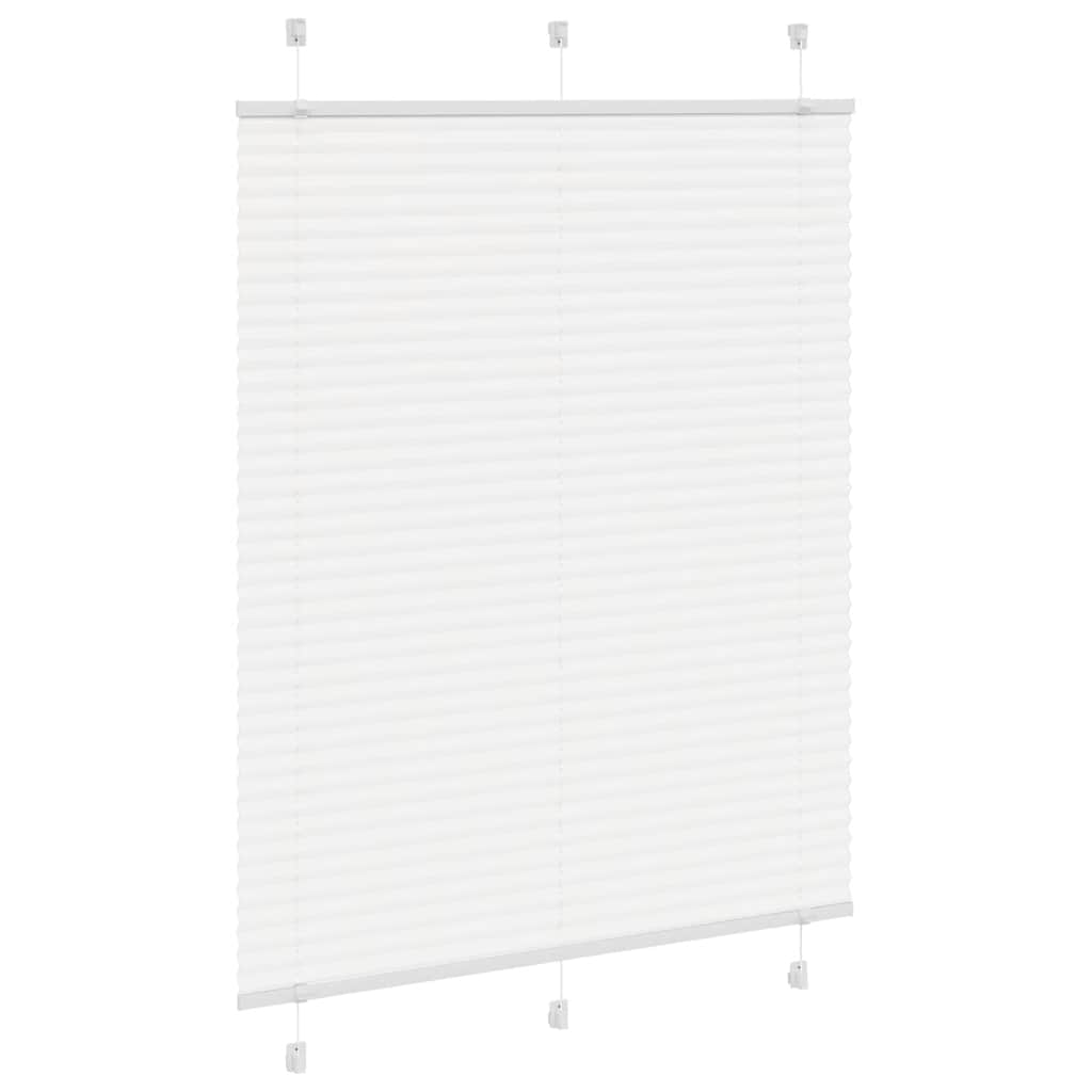Vidaxx Plissee-Rollo 110x100cm Stoffbreite 109,4cm Polyester weiß