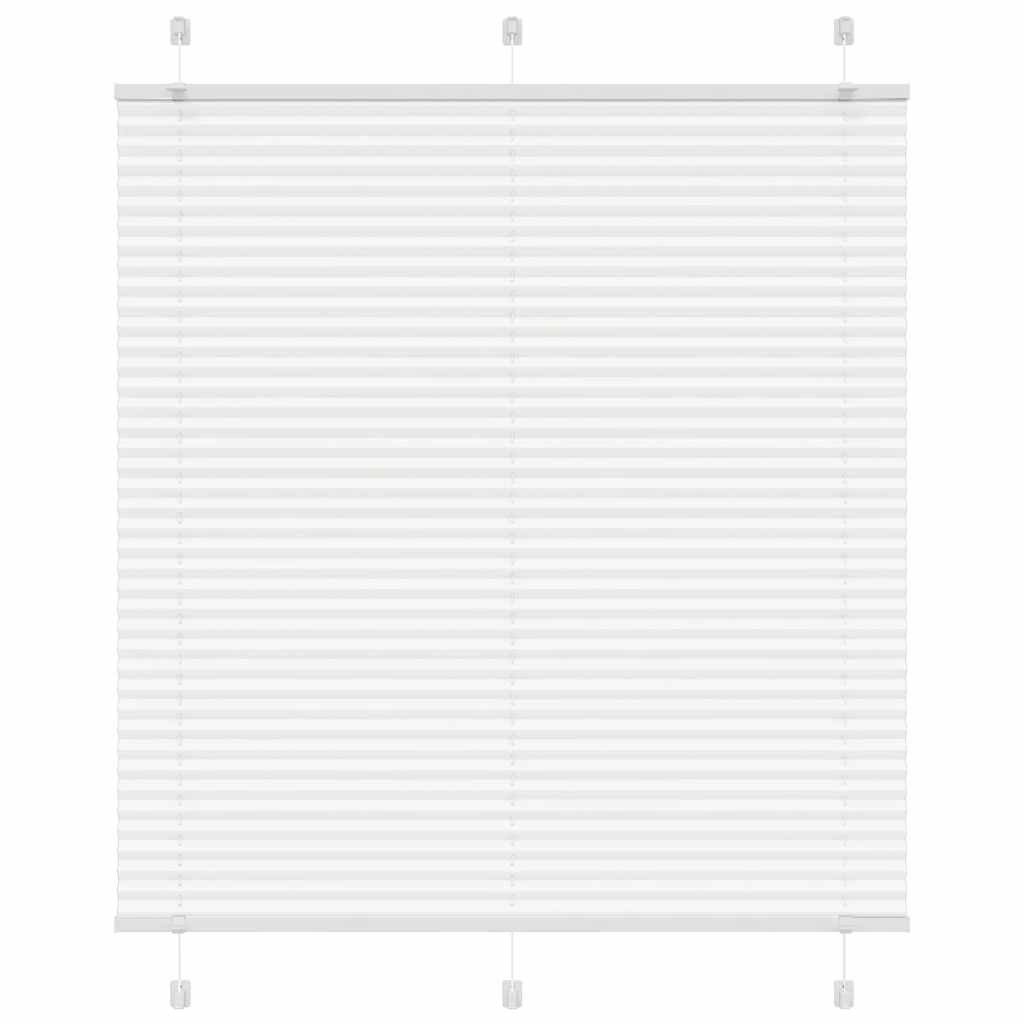 Vidaxx Plissee-Rollo 115x100cm Stoffbreite 114,4cm Polyester weiß