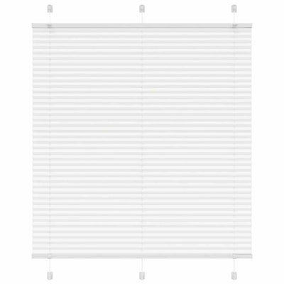 Vidaxx Plissee-Rollo 115x100cm Stoffbreite 114,4cm Polyester weiß