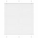 Vidaxx Plissee-Rollo 115x100cm Stoffbreite 114,4cm Polyester weiß