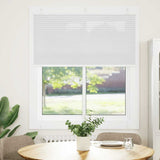 Vidaxx Plissee-Rollo 115x100cm Stoffbreite 114,4cm Polyester weiß - afbeelding 1