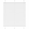Vidaxx Plissee-Rollo 120x100cm Stoffbreite 119,4cm Polyester weiß