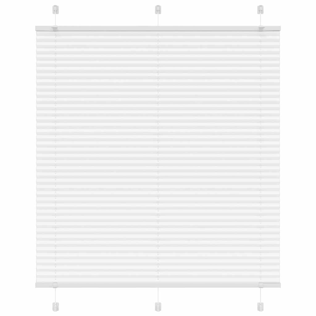 Vidaxx Plissee-Rollo 120x100cm Stoffbreite 119,4cm Polyester weiß