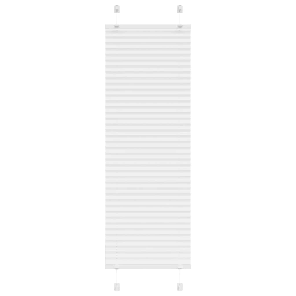 Vidaxx Plissee-Rollo 45x150 cm Stoffbreite 44,4 cm Polyester weiß