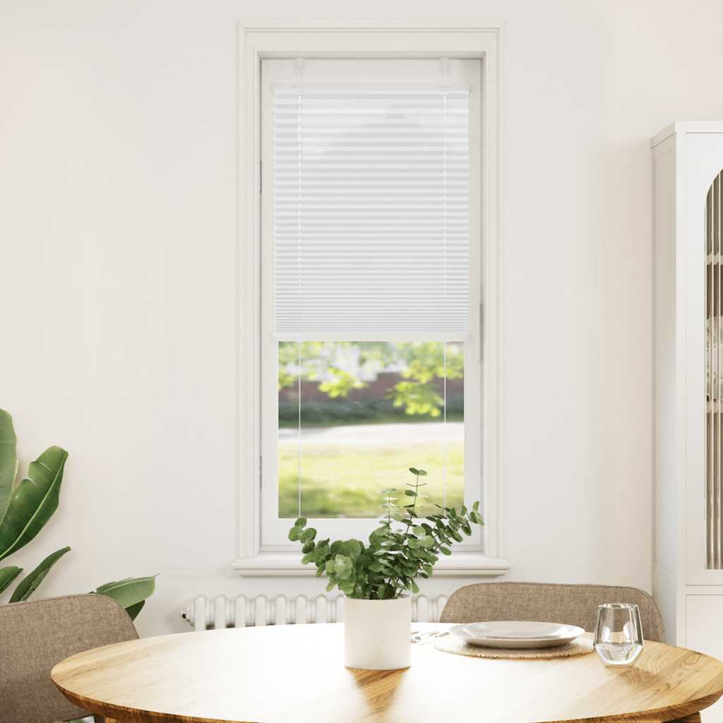 Vidaxx Plissee-Rollo 45x150 cm Stoffbreite 44,4 cm Polyester weiß
