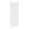 Vidaxx Plissee-Rollo 50x150 cm Stoffbreite 49,4 cm Polyester weiß