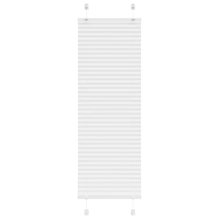 Vidaxx Plissee-Rollo 50x150 cm Stoffbreite 49,4 cm Polyester weiß