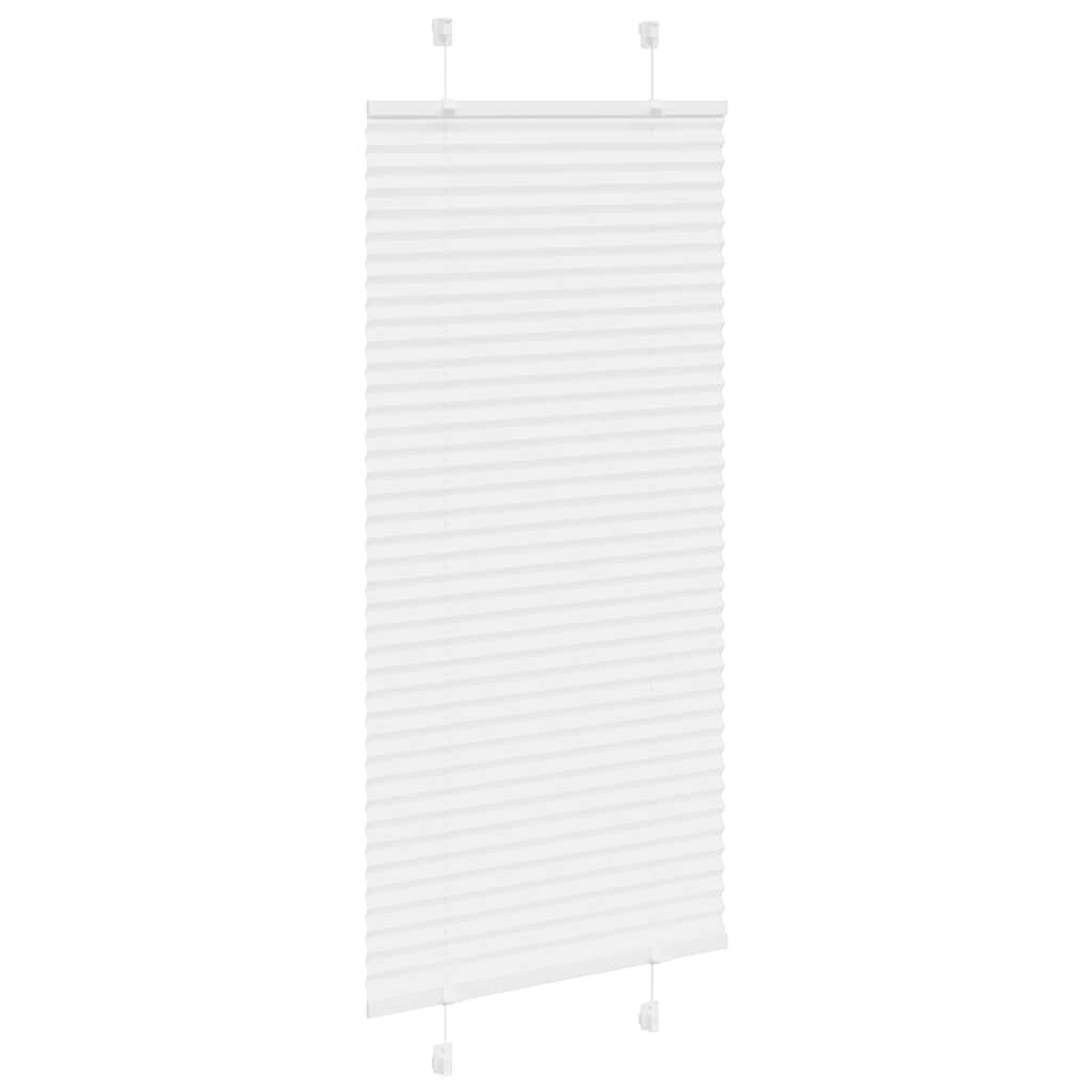 Vidaxx Plissee-Rollo 55x150 cm Stoffbreite 54,4 cm Polyester weiß