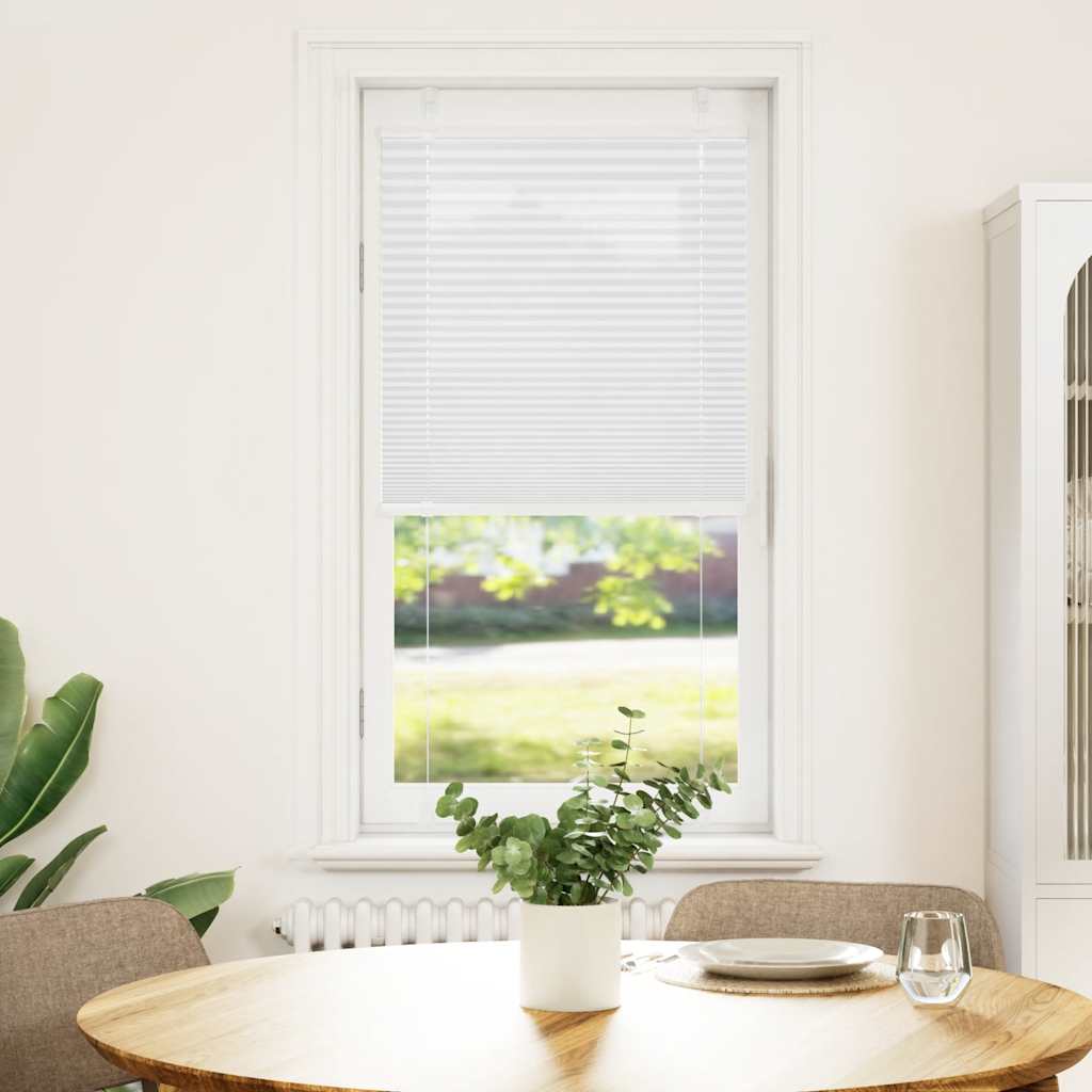Vidaxx Plissee-Rollo 60x150 cm Stoffbreite 59,4 cm Polyester weiß