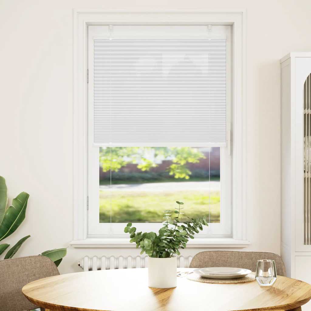 Vidaxx Plissee-Rollo 70x150 cm Stoffbreite 69,4 cm Polyester weiß