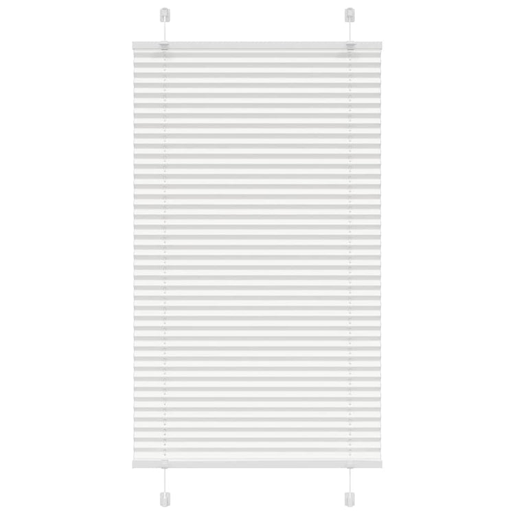 Vidaxx Plissee-Rollo 75x150 cm Stoffbreite 74,4 cm Polyester weiß