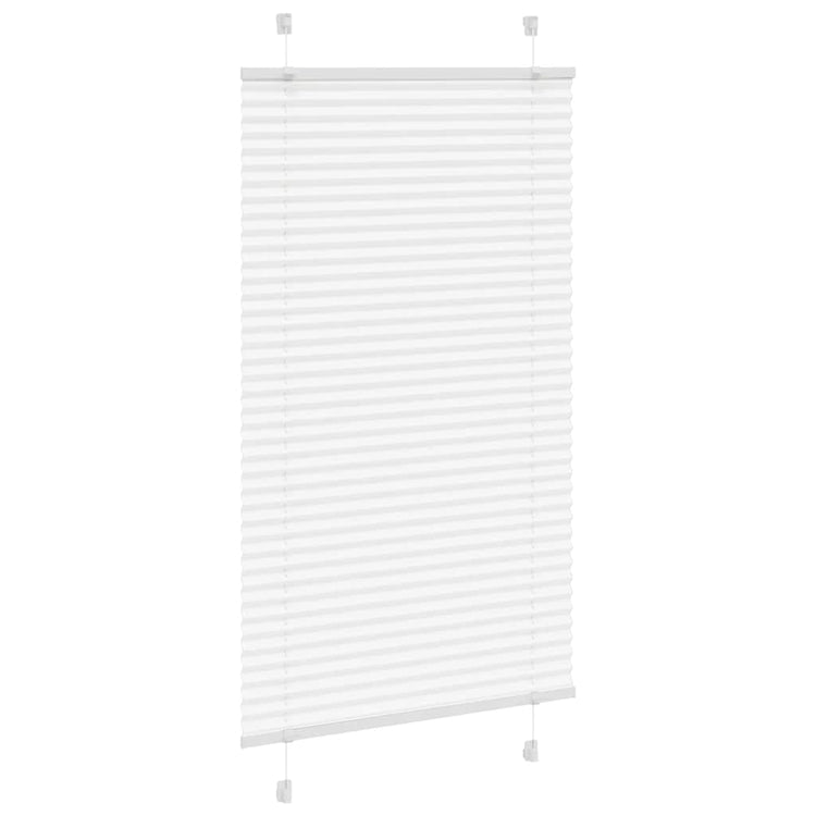 Vidaxx Plissee-Rollo 75x150 cm Stoffbreite 74,4 cm Polyester weiß