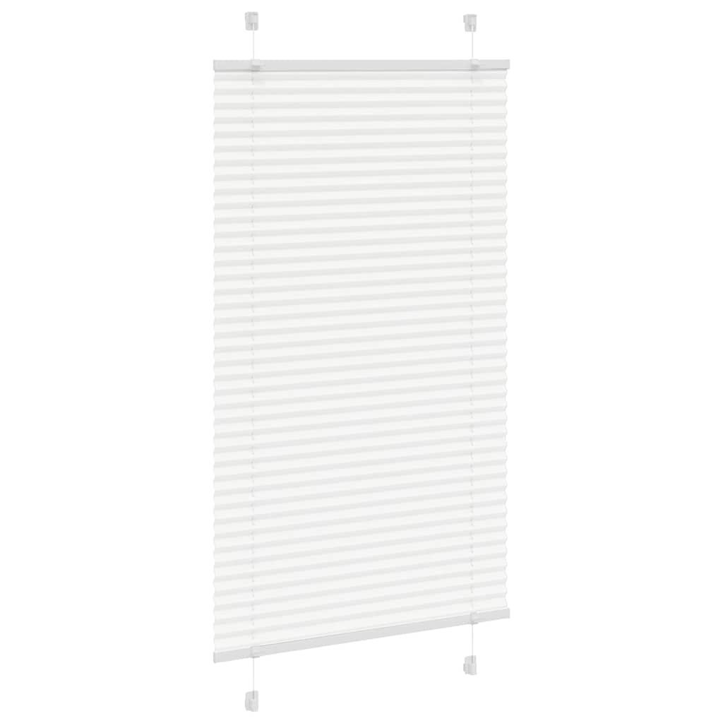 Vidaxx Plissee-Rollo 80x150 cm Stoffbreite 79,4 cm Polyester weiß