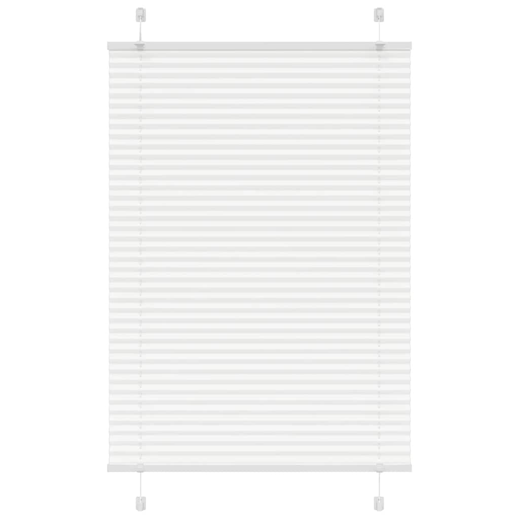 Vidaxx Plissee-Rollo 85x150 cm Stoffbreite 84,4 cm Polyester weiß