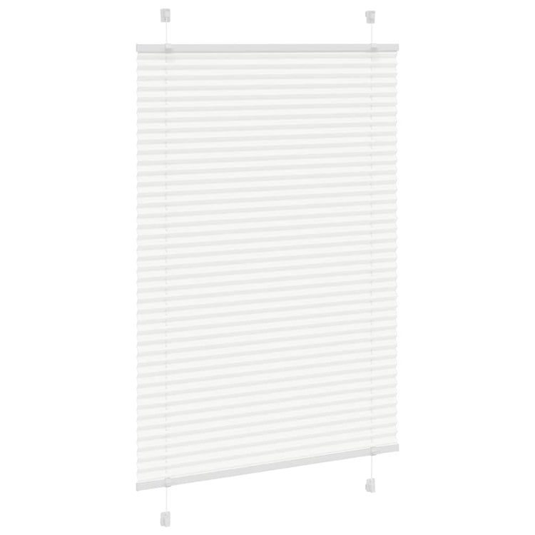 Vidaxx Plissee-Rollo 85x150 cm Stoffbreite 84,4 cm Polyester weiß