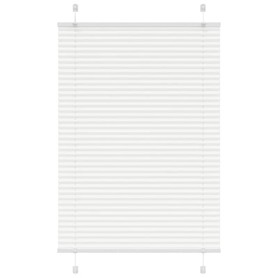 Vidaxx Plissee-Rollo 90x150 cm Stoffbreite 89,4 cm Polyester weiß
