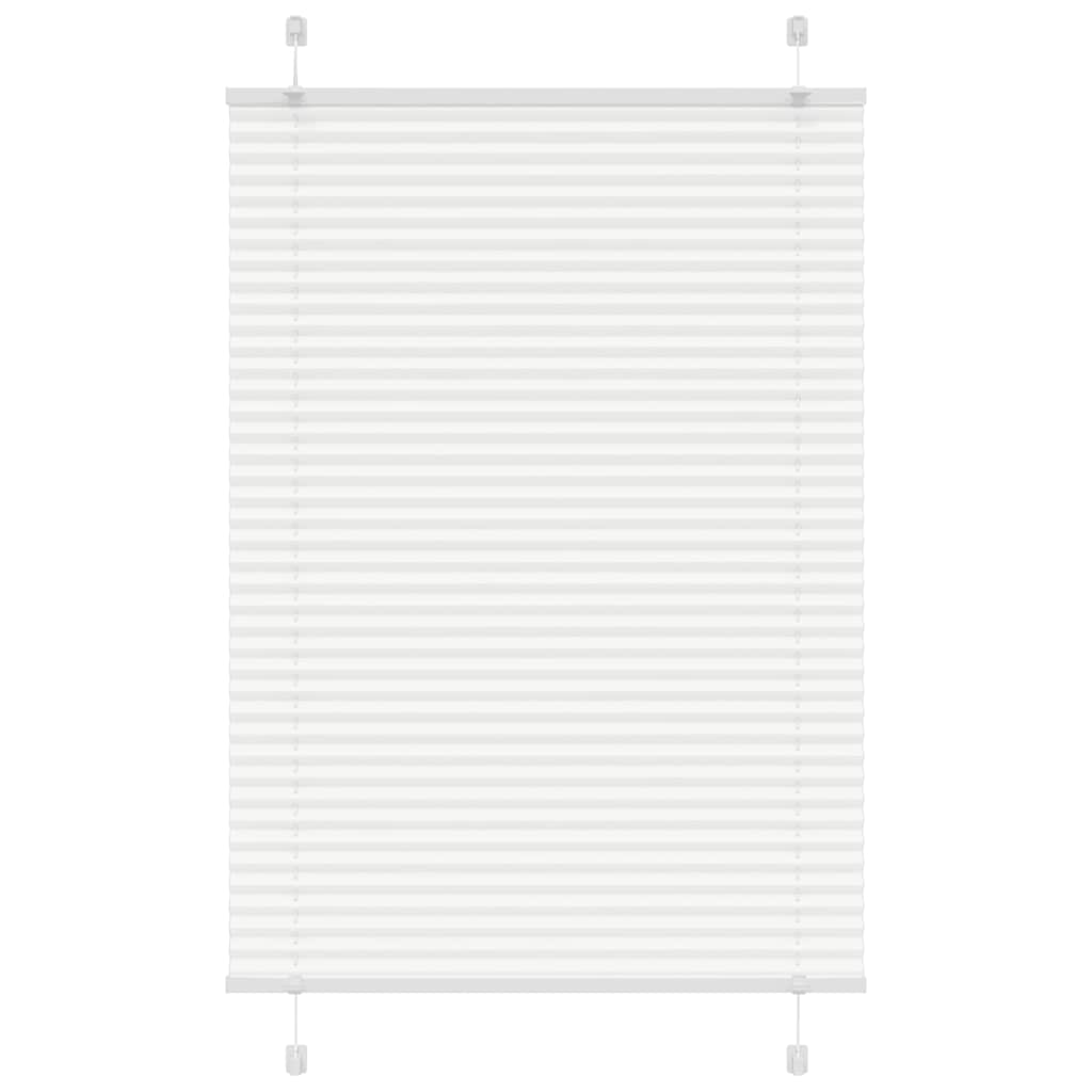 Vidaxx Plissee-Rollo 95x150 cm Stoffbreite 94,4 cm Polyester weiß