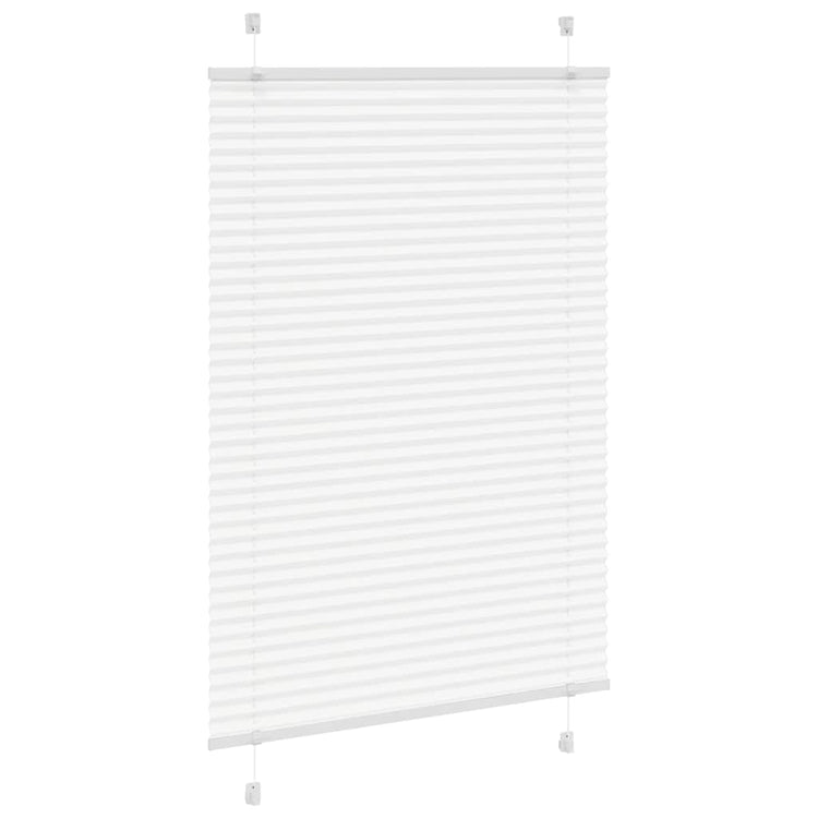 Vidaxx Plissee-Rollo 95x150 cm Stoffbreite 94,4 cm Polyester weiß