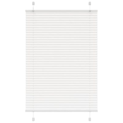 Vidaxx Plissee-Rollo 100x150 cm Stoffbreite 99,4 cm Polyester weiß