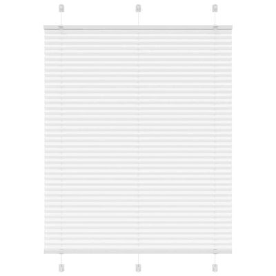 Vidaxx Plissee-Rollo 105x150 cm Stoffbreite 104,4 cm Polyester weiß
