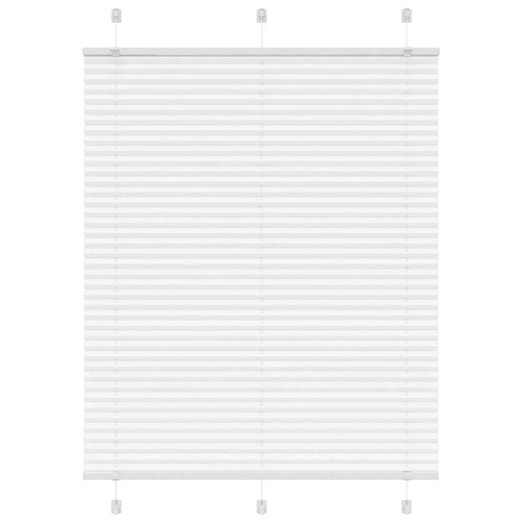 Vidaxx Plissee-Rollo 105x150 cm Stoffbreite 104,4 cm Polyester weiß