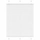Vidaxx Plissee-Rollo 110x150 cm Stoffbreite 109,4 cm Polyester weiß