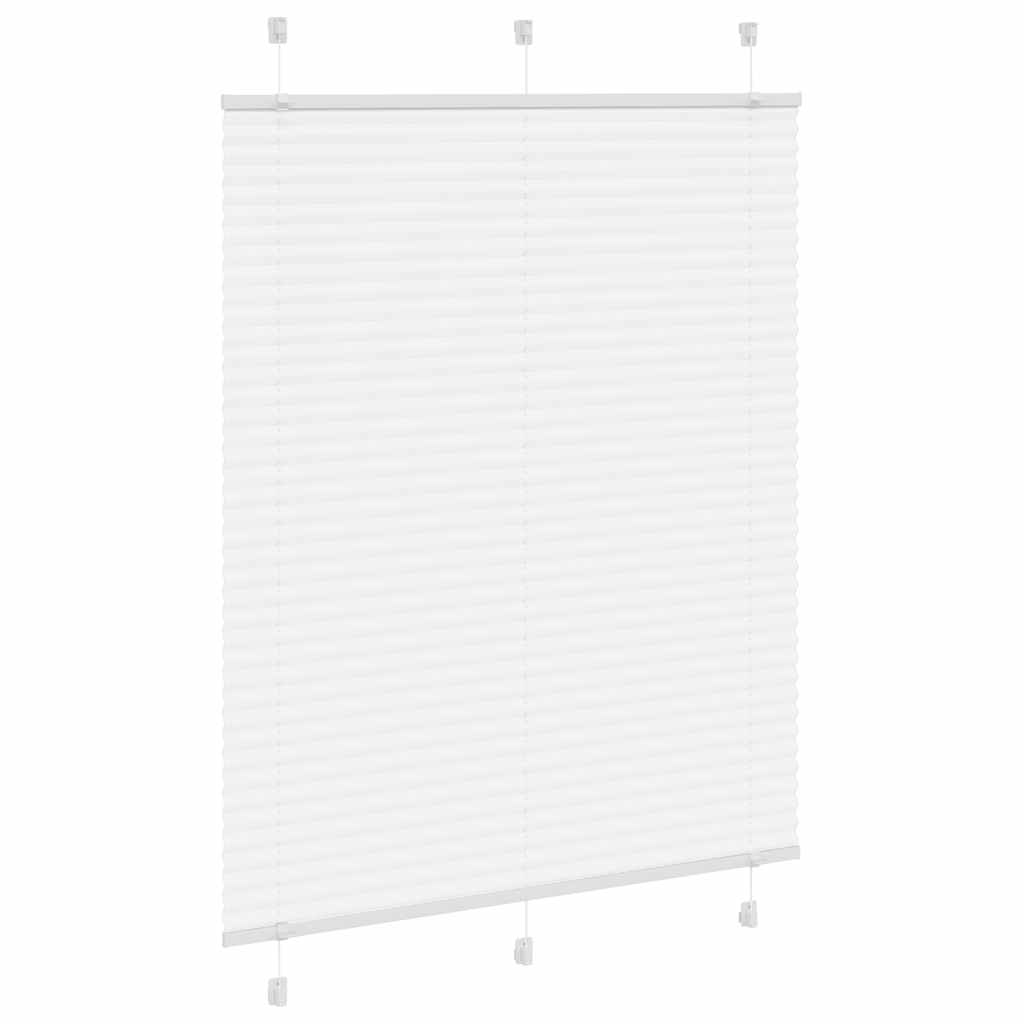 Vidaxx Plissee-Rollo 110x150 cm Stoffbreite 109,4 cm Polyester weiß