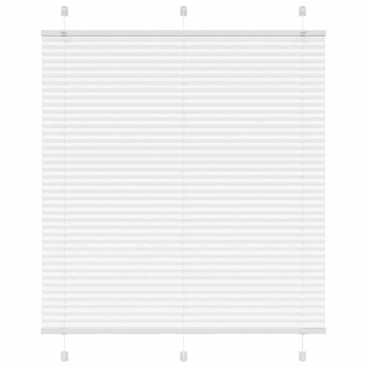 Vidaxx Plissee-Rollo 115x150 cm Stoffbreite 114,4 cm Polyester weiß