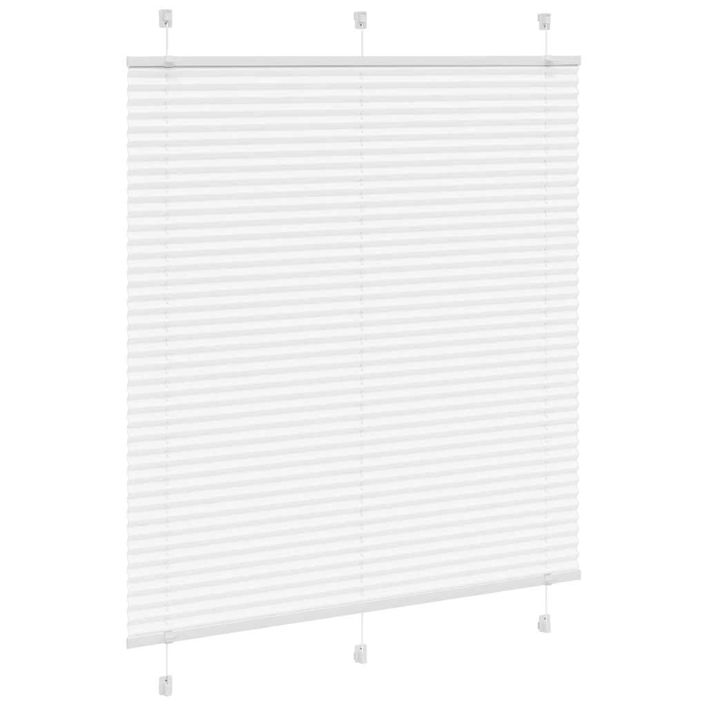 Vidaxx Plissee-Rollo 115x150 cm Stoffbreite 114,4 cm Polyester weiß