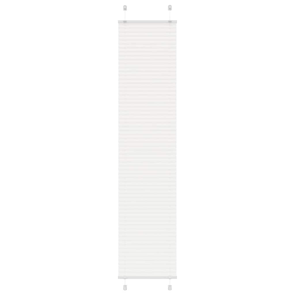 Vidaxx Plissee-Rollo 40x200 cm Stoffbreite 39,4 cm Polyester weiß