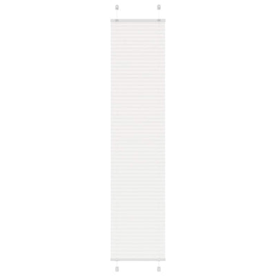 Vidaxx Plissee-Rollo 40x200 cm Stoffbreite 39,4 cm Polyester weiß