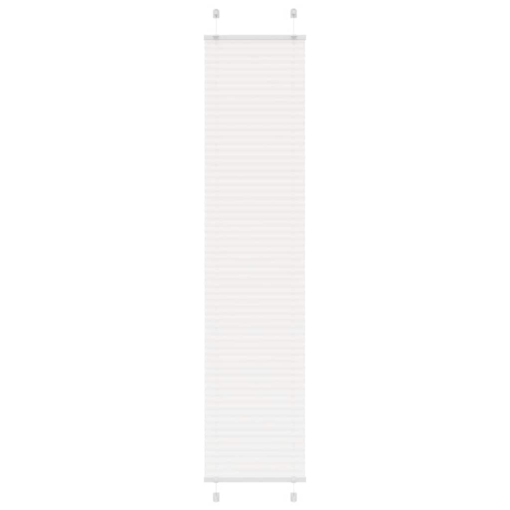 Vidaxx Plissee-Rollo 45x200 cm Stoffbreite 44,4 cm Polyester weiß