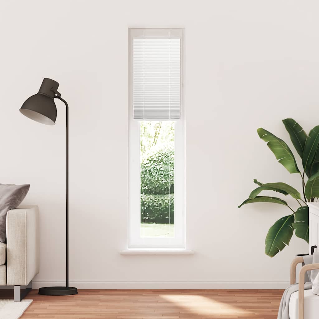 Vidaxx Plissee-Rollo 45x200 cm Stoffbreite 44,4 cm Polyester weiß