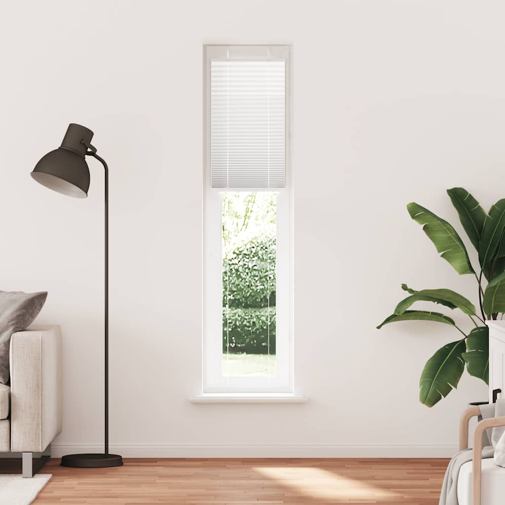 Vidaxx Plissee-Rollo 50x200 cm Stoffbreite 49,4 cm Polyester weiß