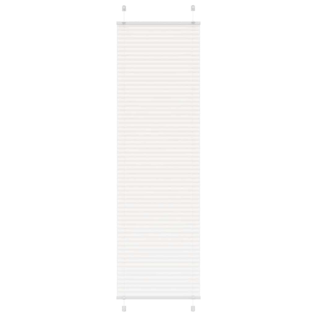 Vidaxx Plissee-Rollo 60x200 cm Stoffbreite 59,4 cm Polyester weiß
