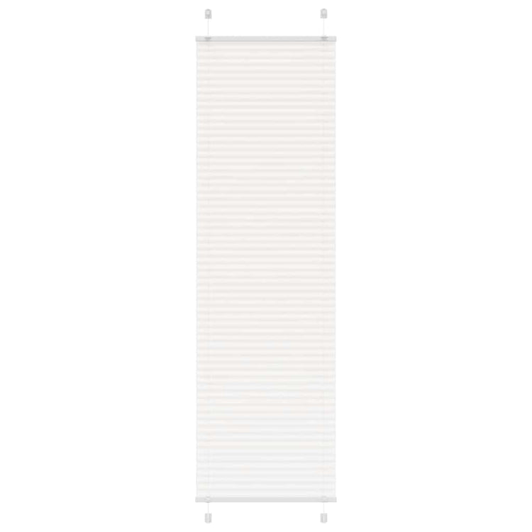 Vidaxx Plissee-Rollo 60x200 cm Stoffbreite 59,4 cm Polyester weiß