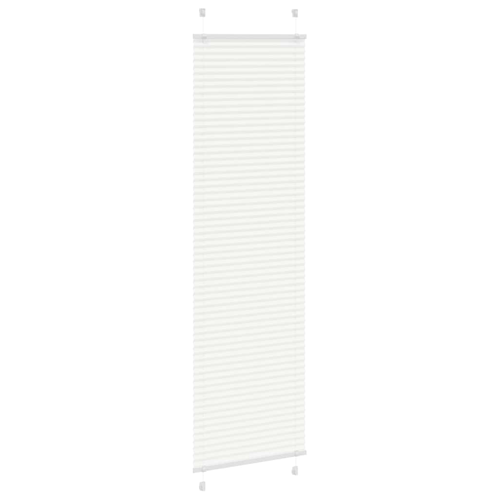 Vidaxx Plissee-Rollo 60x200 cm Stoffbreite 59,4 cm Polyester weiß